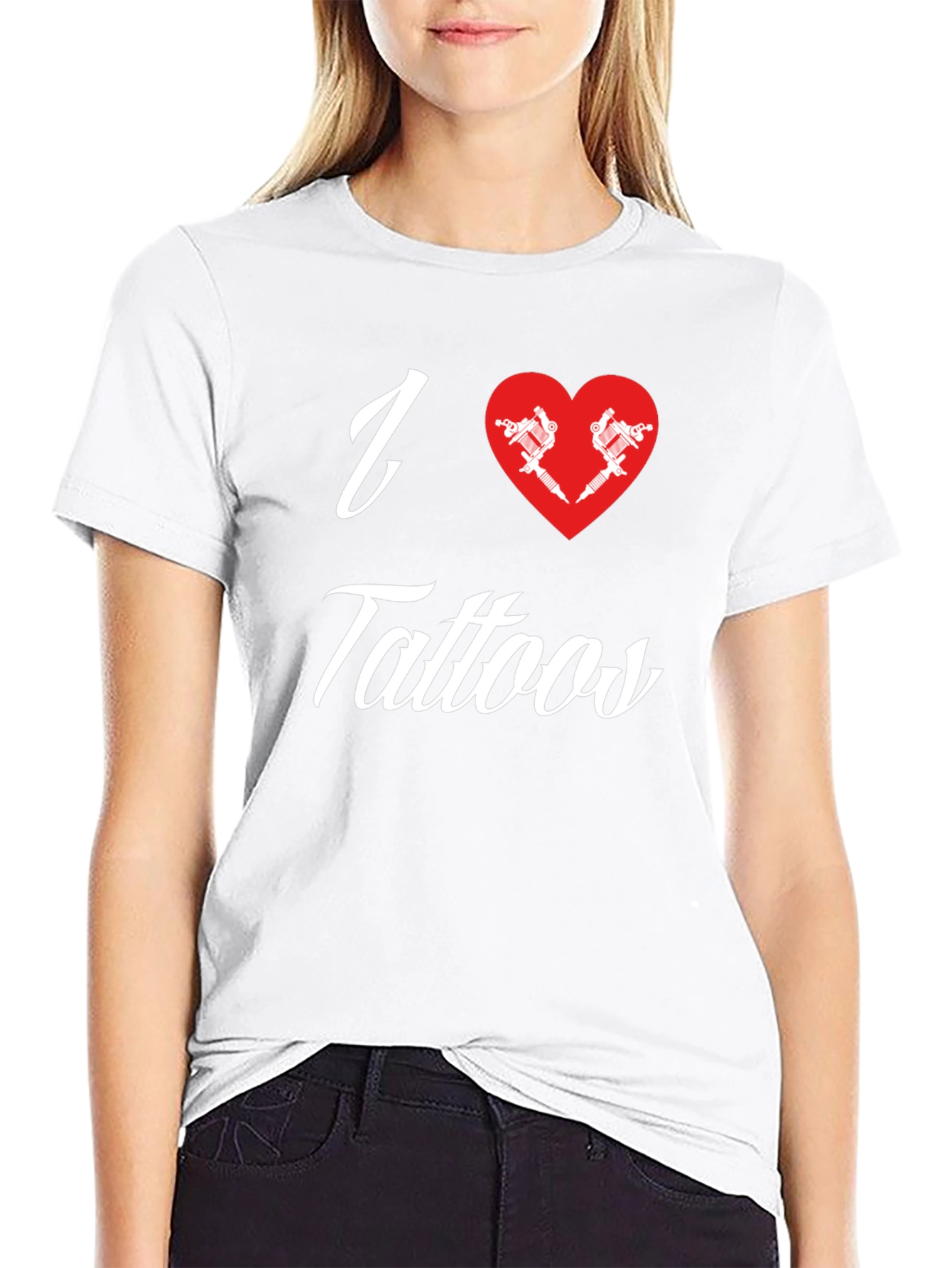 I Love Tattoos Graphic Tee