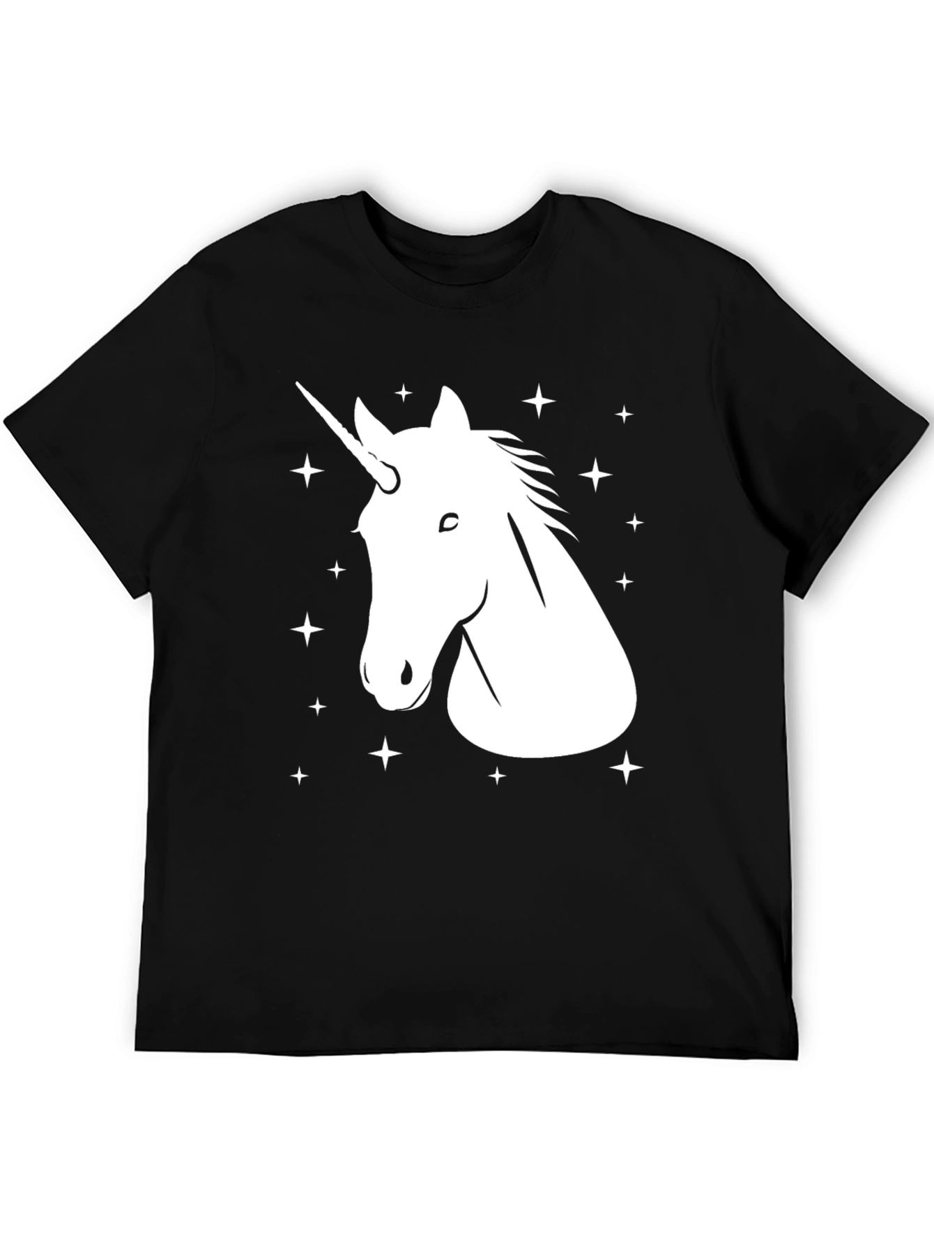 Unicorn Graphic T-Shirt - Black Tee