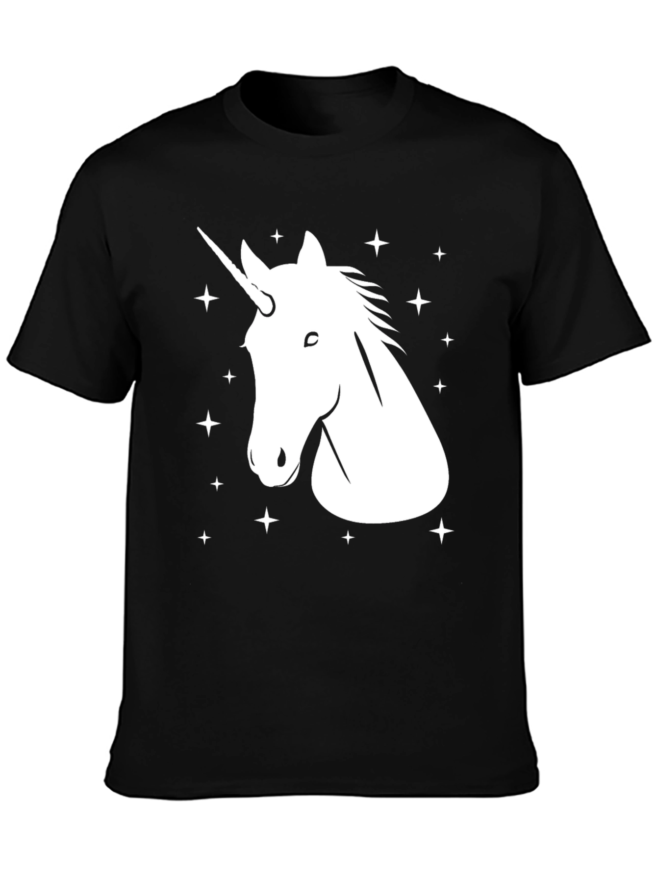 Unicorn Graphic T-Shirt - Black Tee