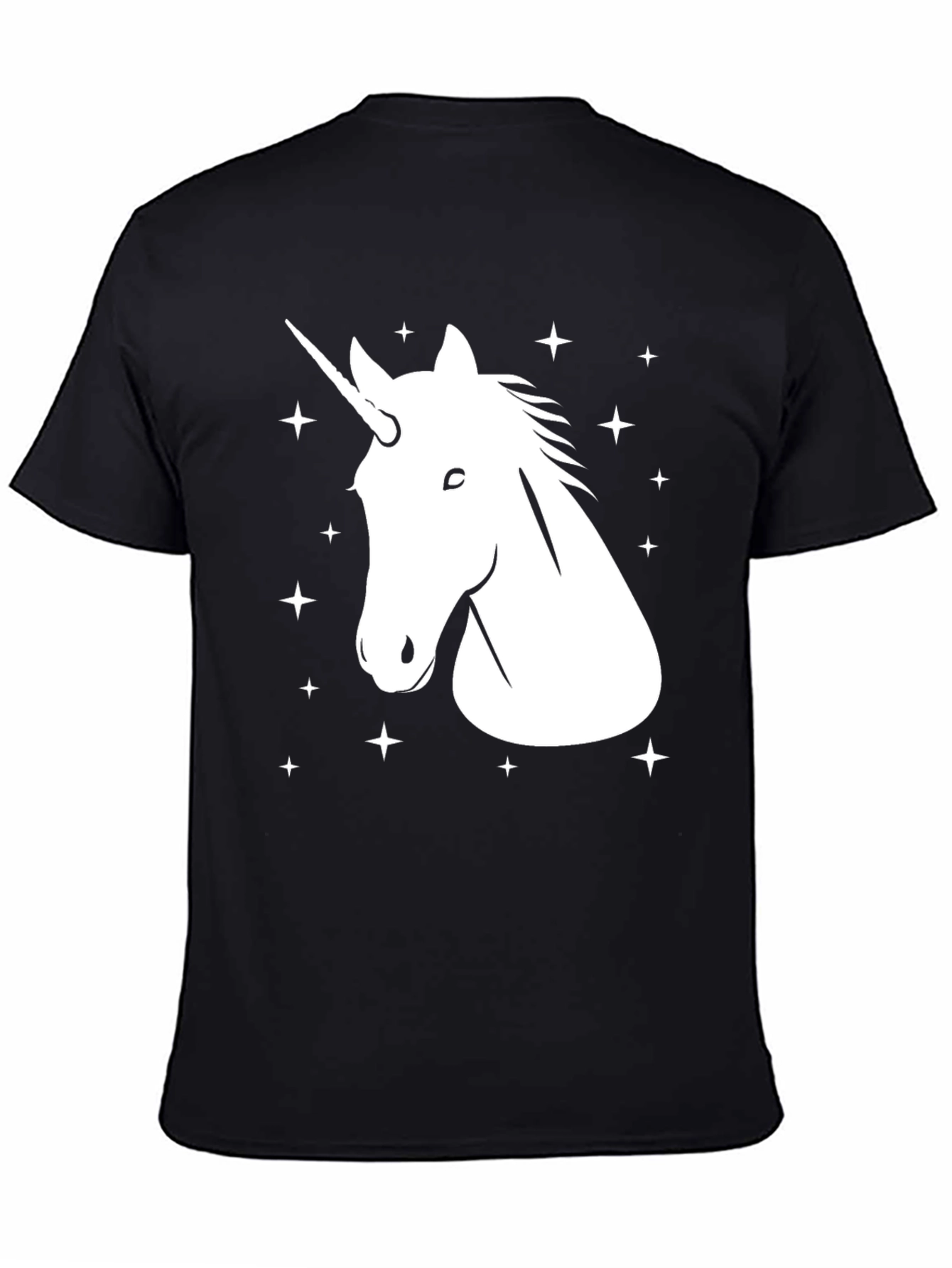 Unicorn Graphic T-Shirt - Black Tee