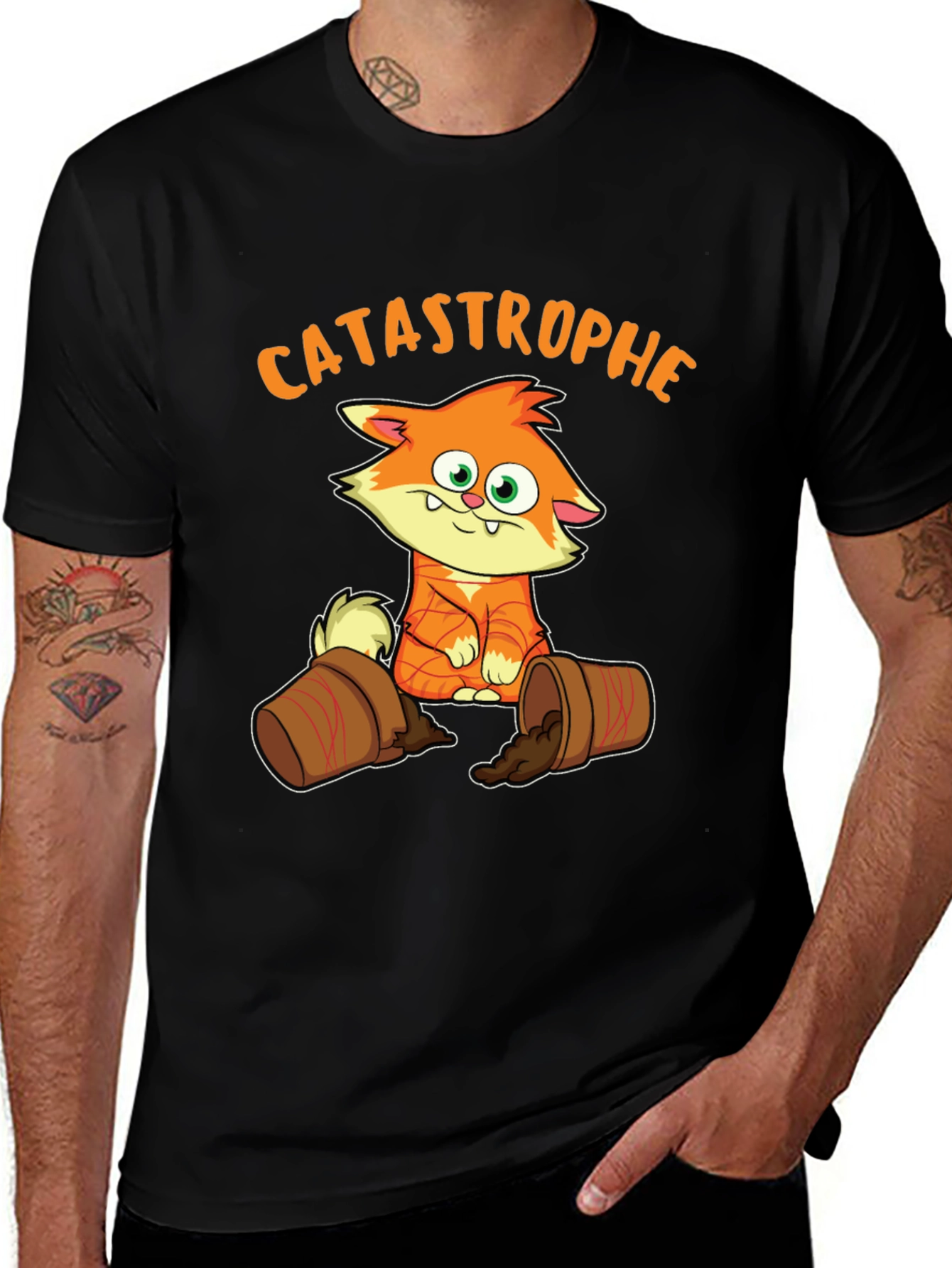 Catastrophe Cat T-Shirt - Mischief Maker Tee