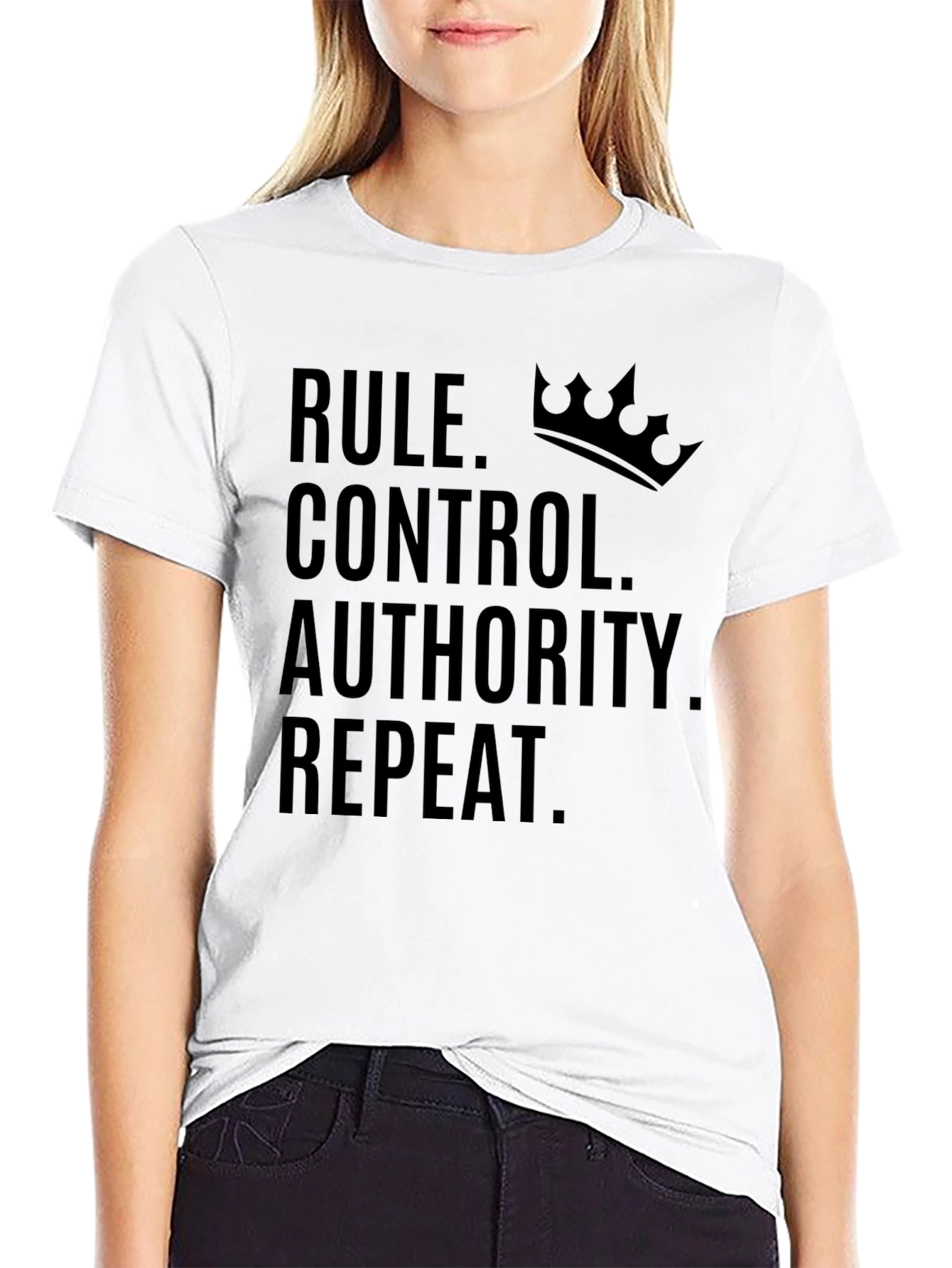 Rule Control Authority Repeat T-Shirt
