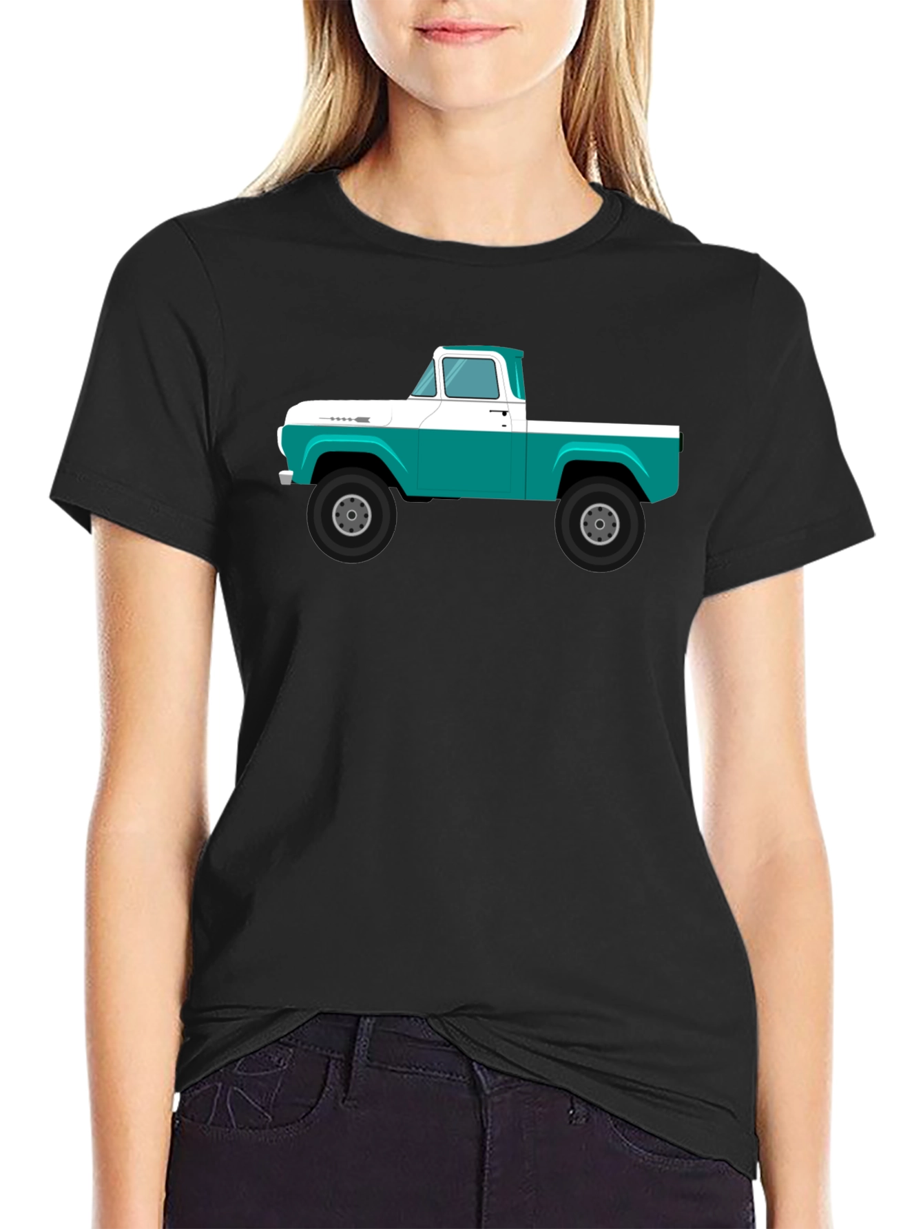 Classic Truck Graphic Tee - Retro Automotive Style