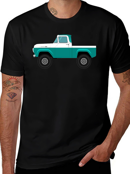 Classic Truck Graphic Tee - Retro Automotive Style