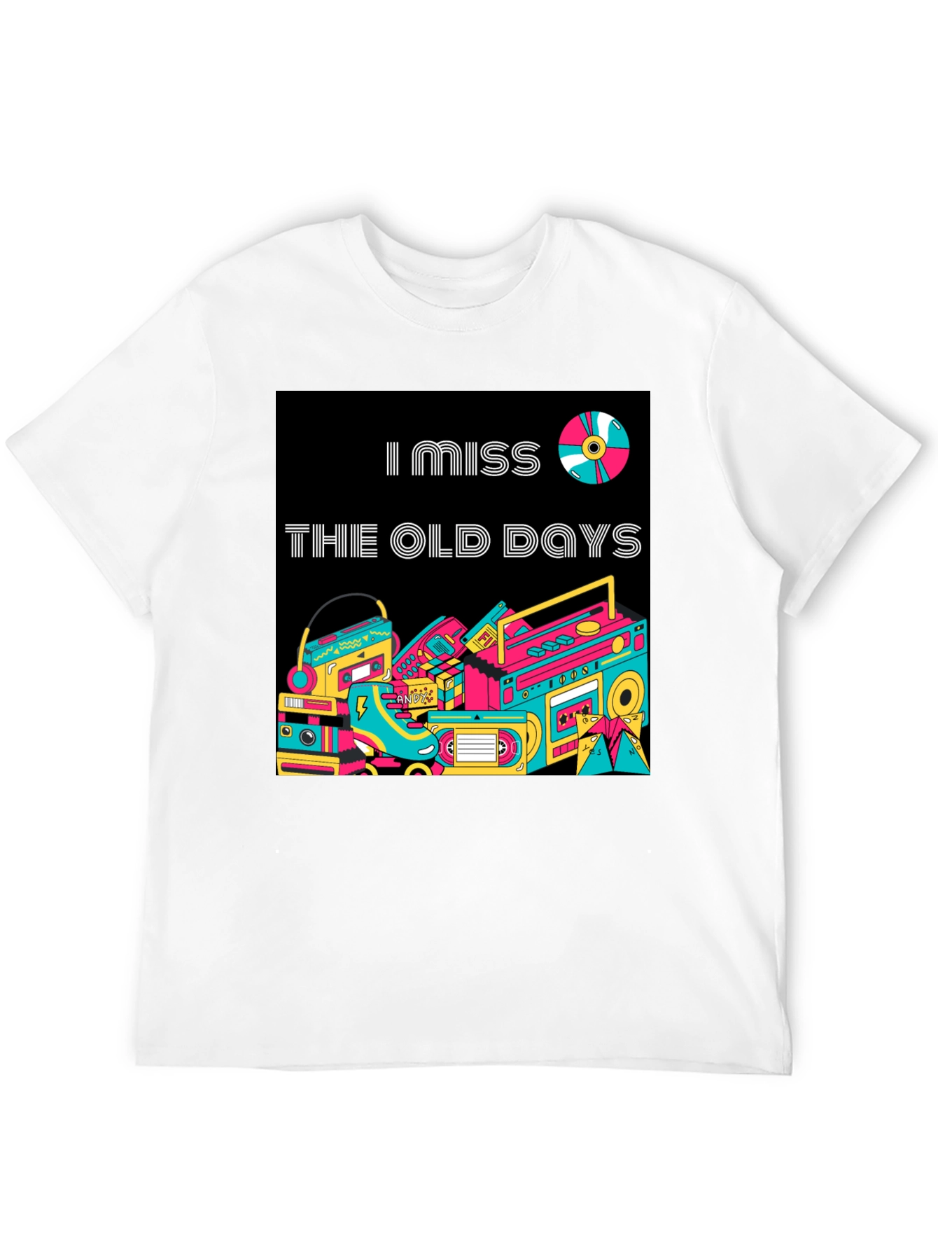 Retro I Miss The Old Days Graphic T-Shirt