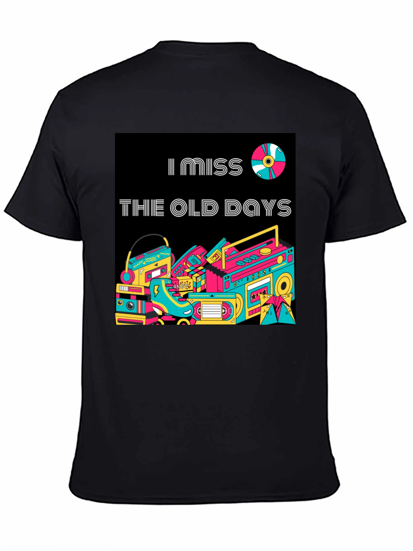 Retro I Miss The Old Days Graphic T-Shirt
