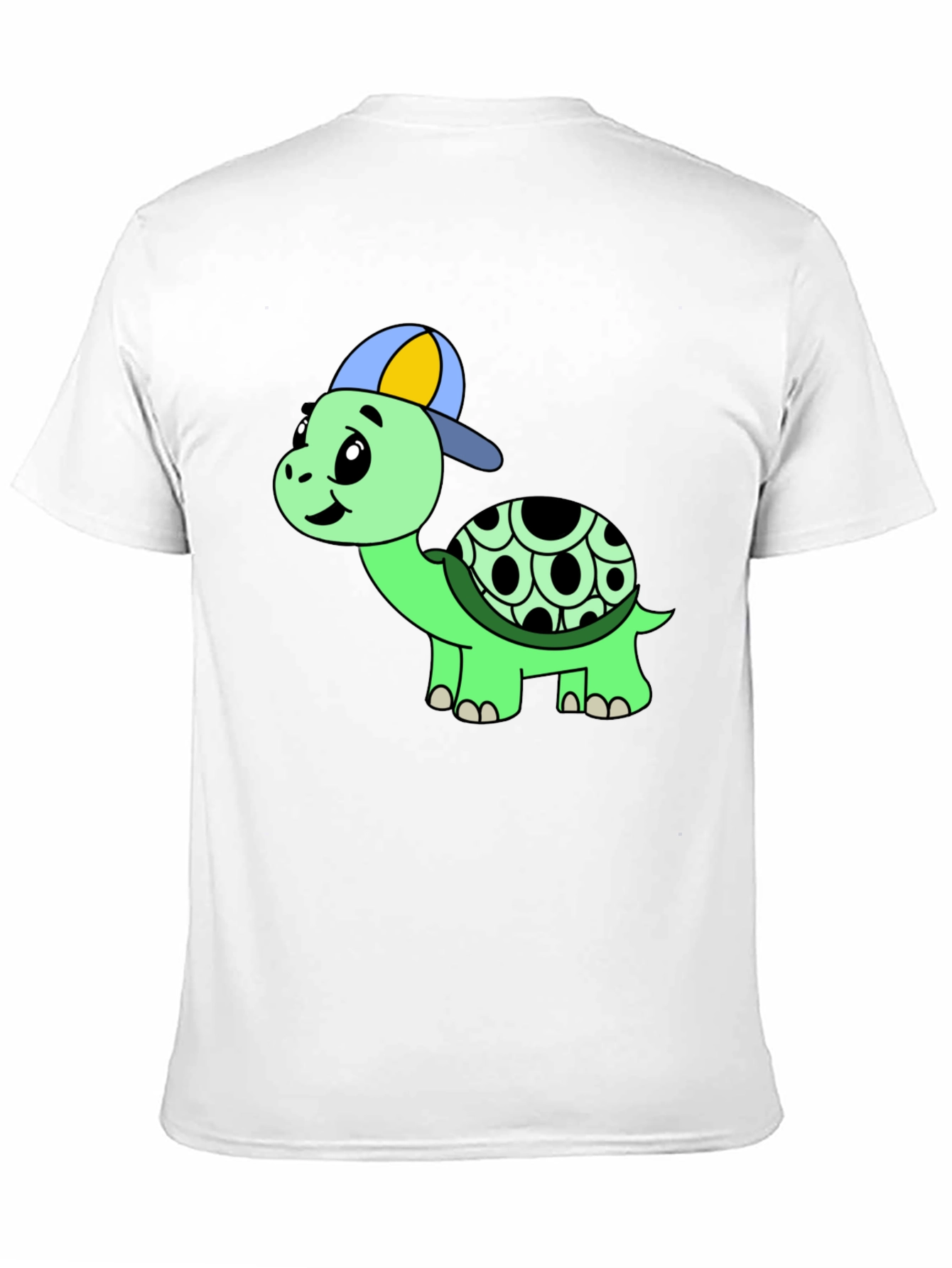 Cool Turtle Graphic Tee - Black Cotton Shirt
