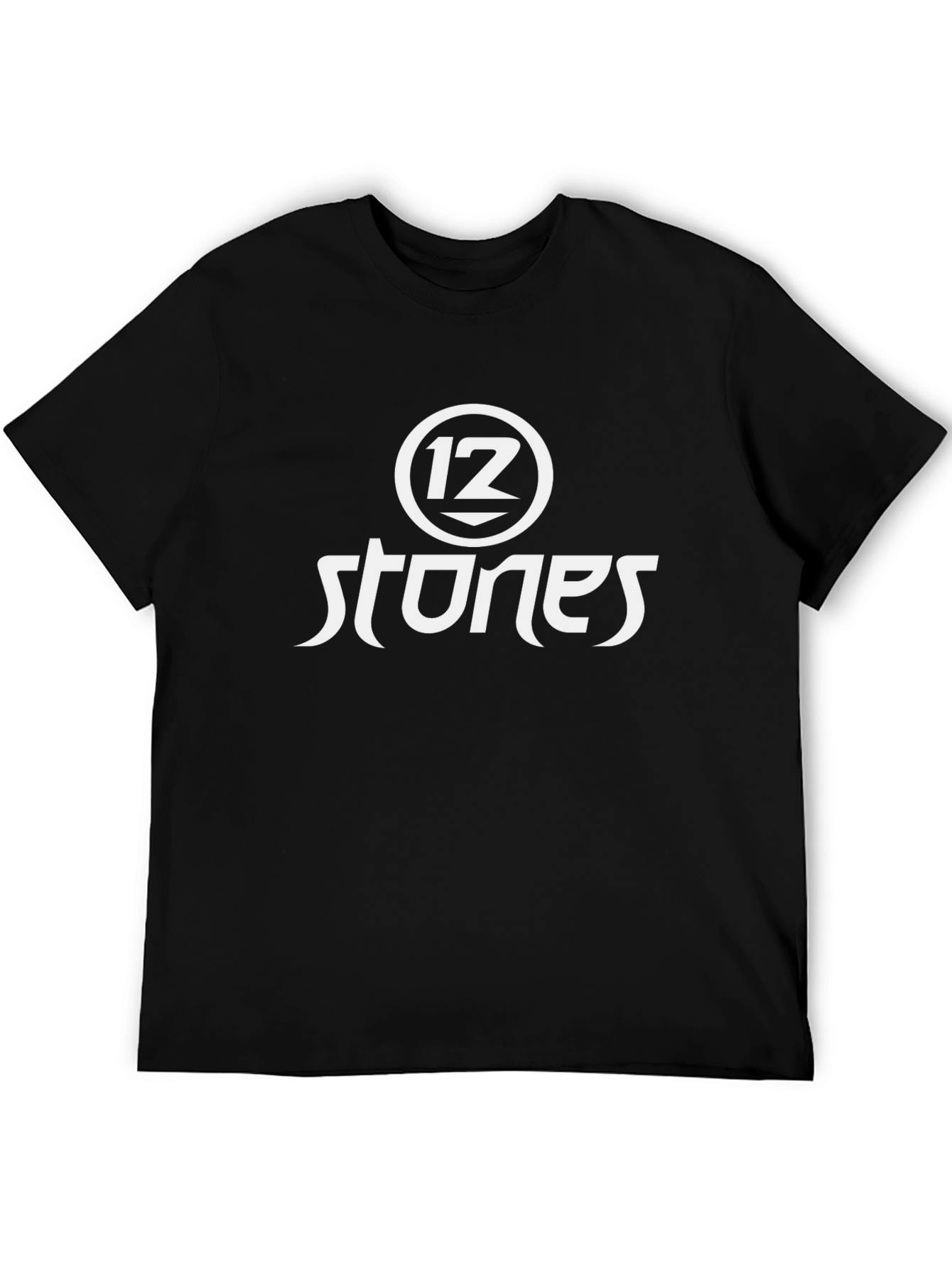 12 Stones Black Graphic T-Shirt