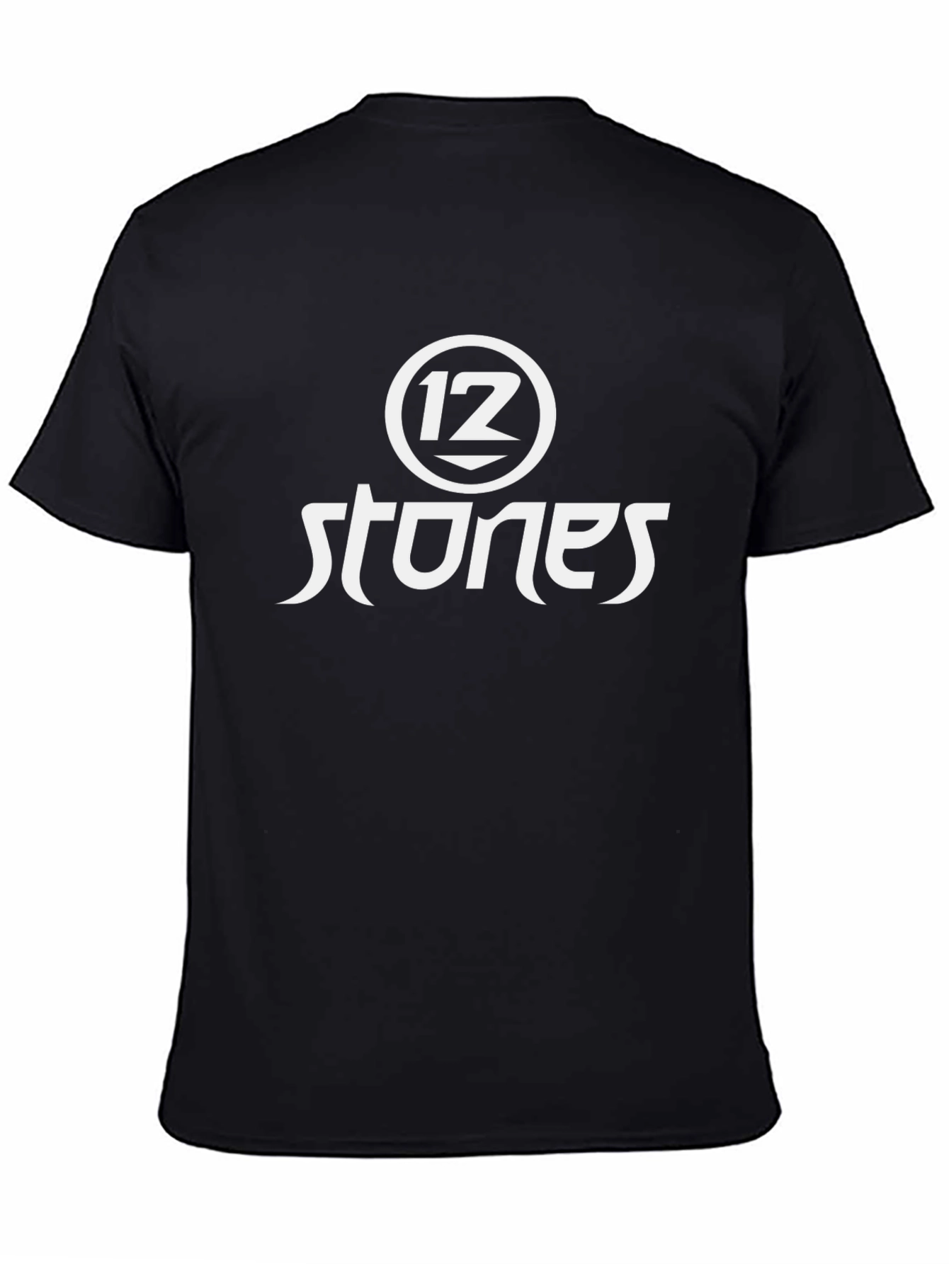12 Stones Black Graphic T-Shirt