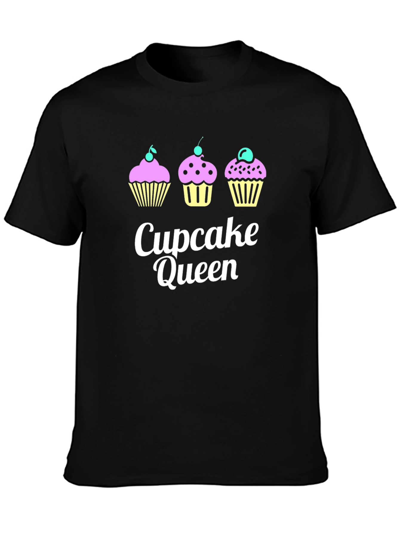 Cupcake Queen T-Shirt - Fun Graphic Tee