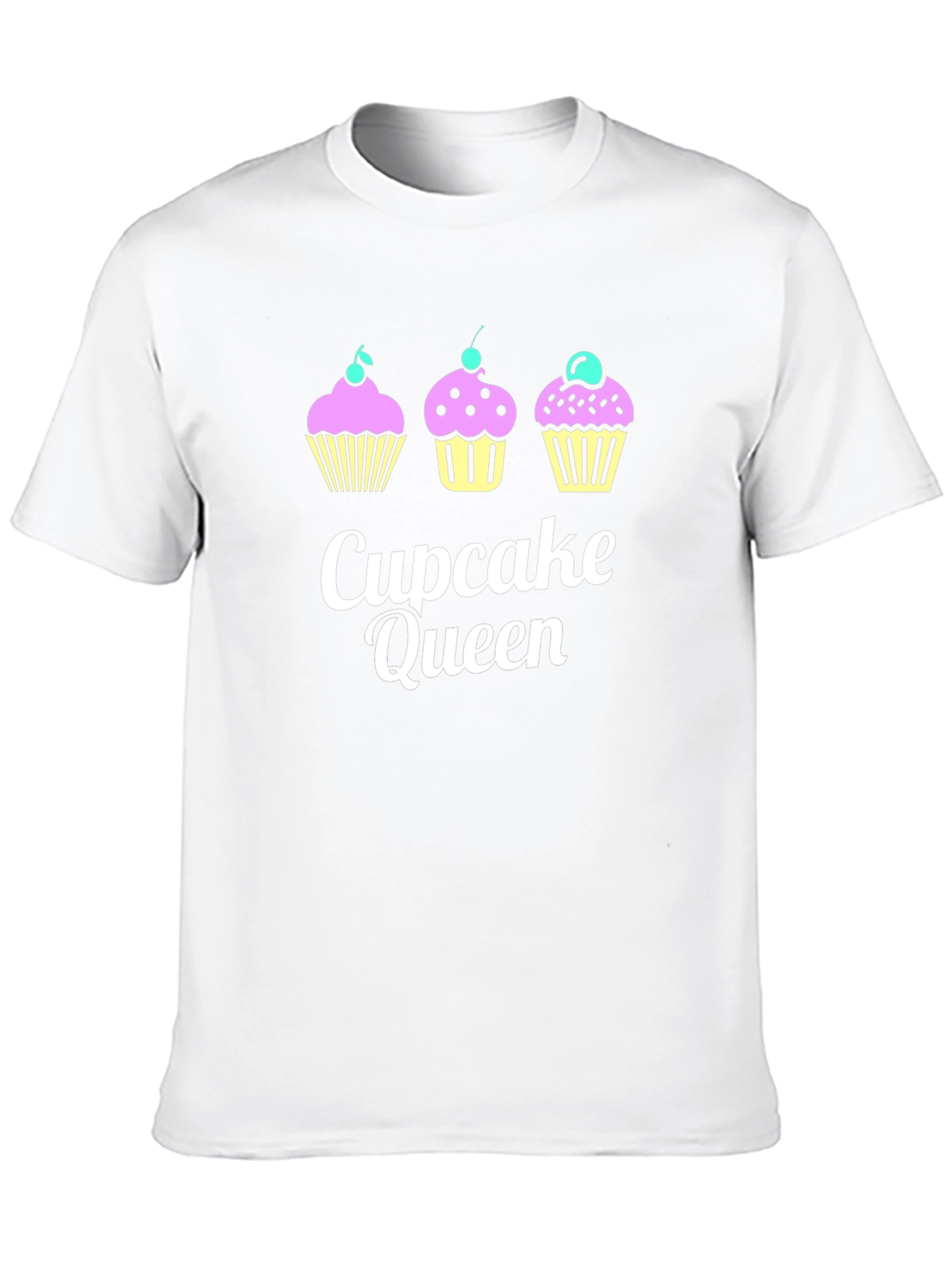 Cupcake Queen T-Shirt - Fun Graphic Tee