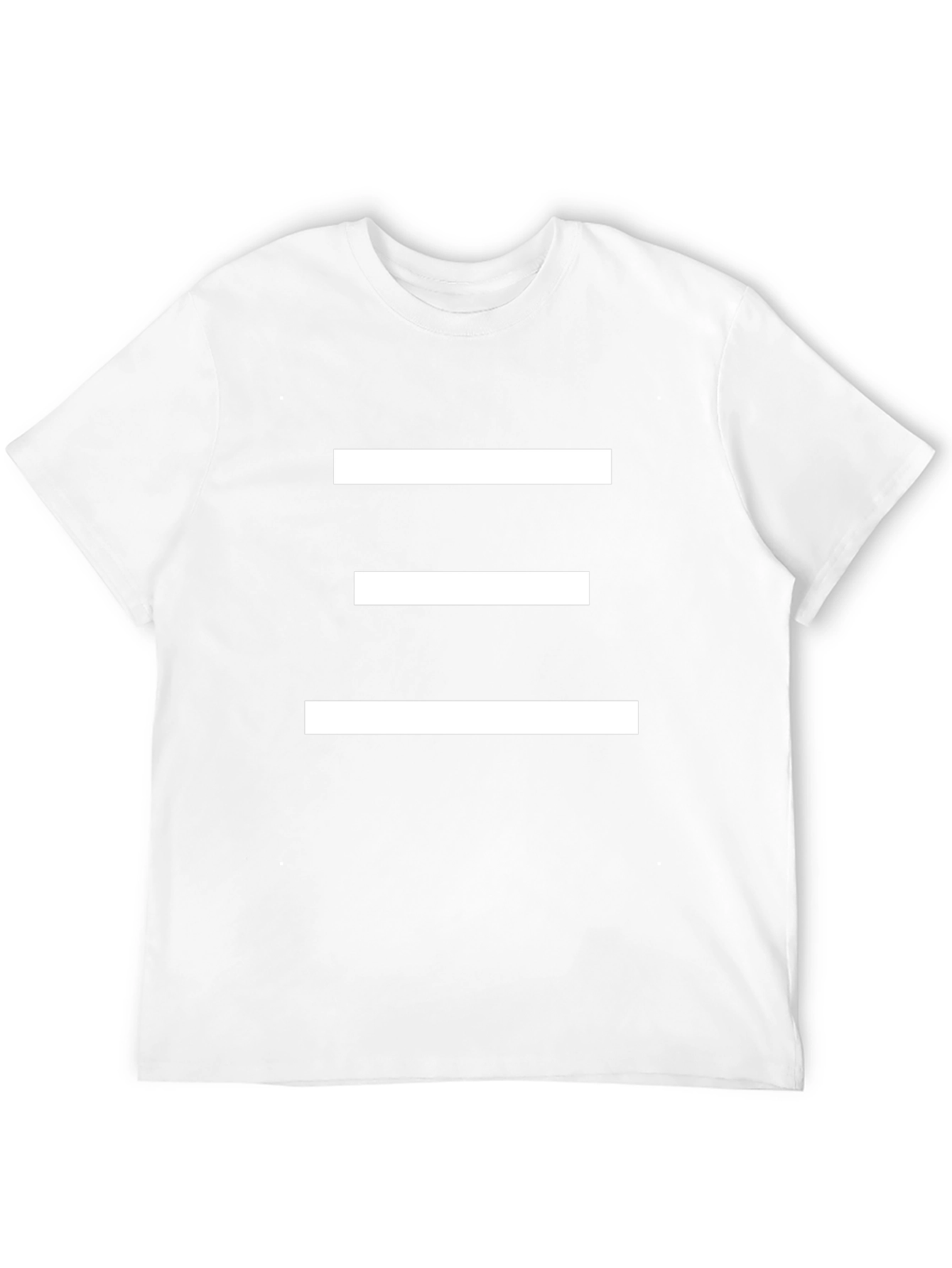 Minimalist Three Stripes Black T-Shirt