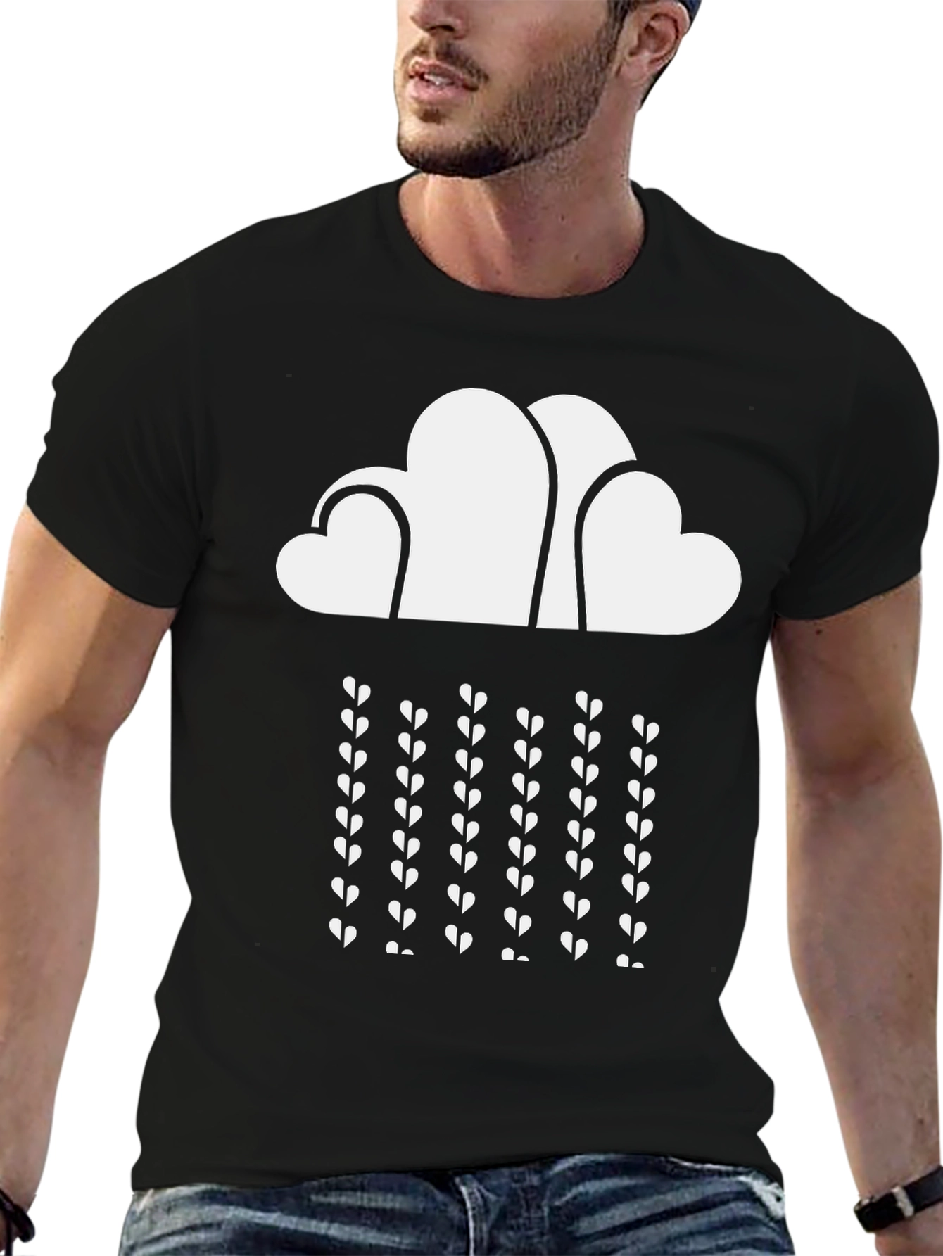 Heart Rain Cloud Graphic Tee
