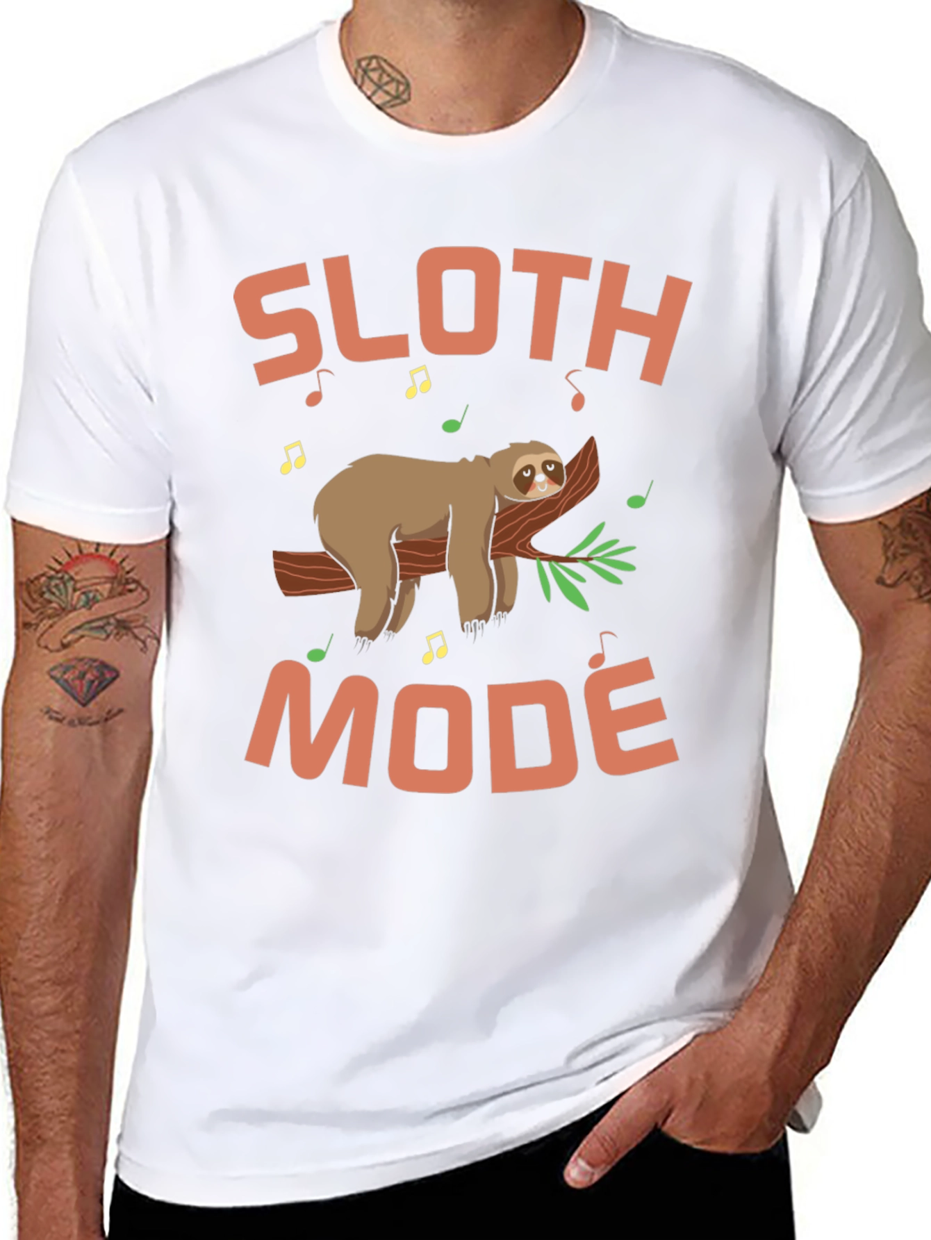 Sloth Mode Graphic Tee - Relax & Unwind