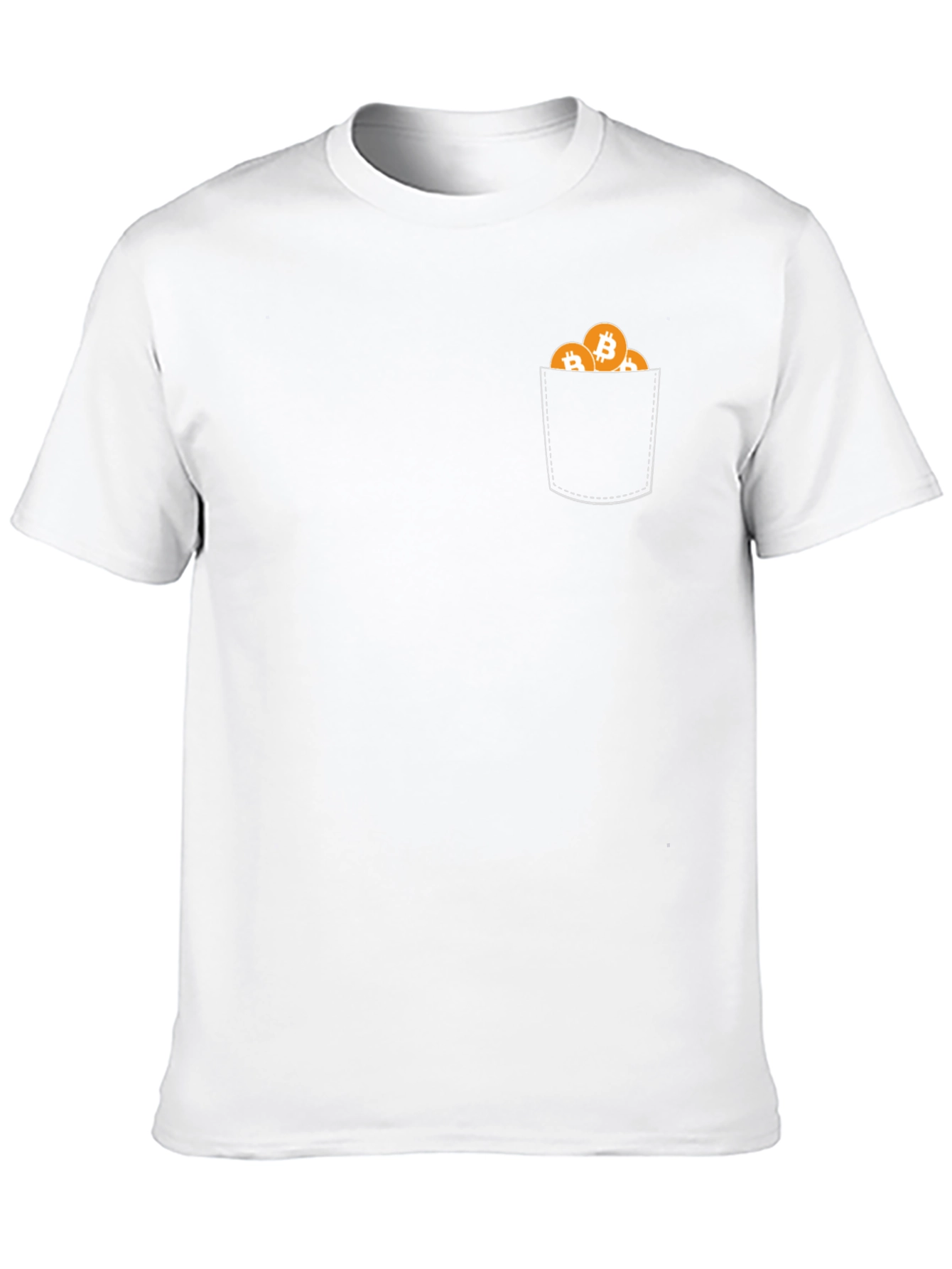 Bitcoin Pocket Black T-Shirt