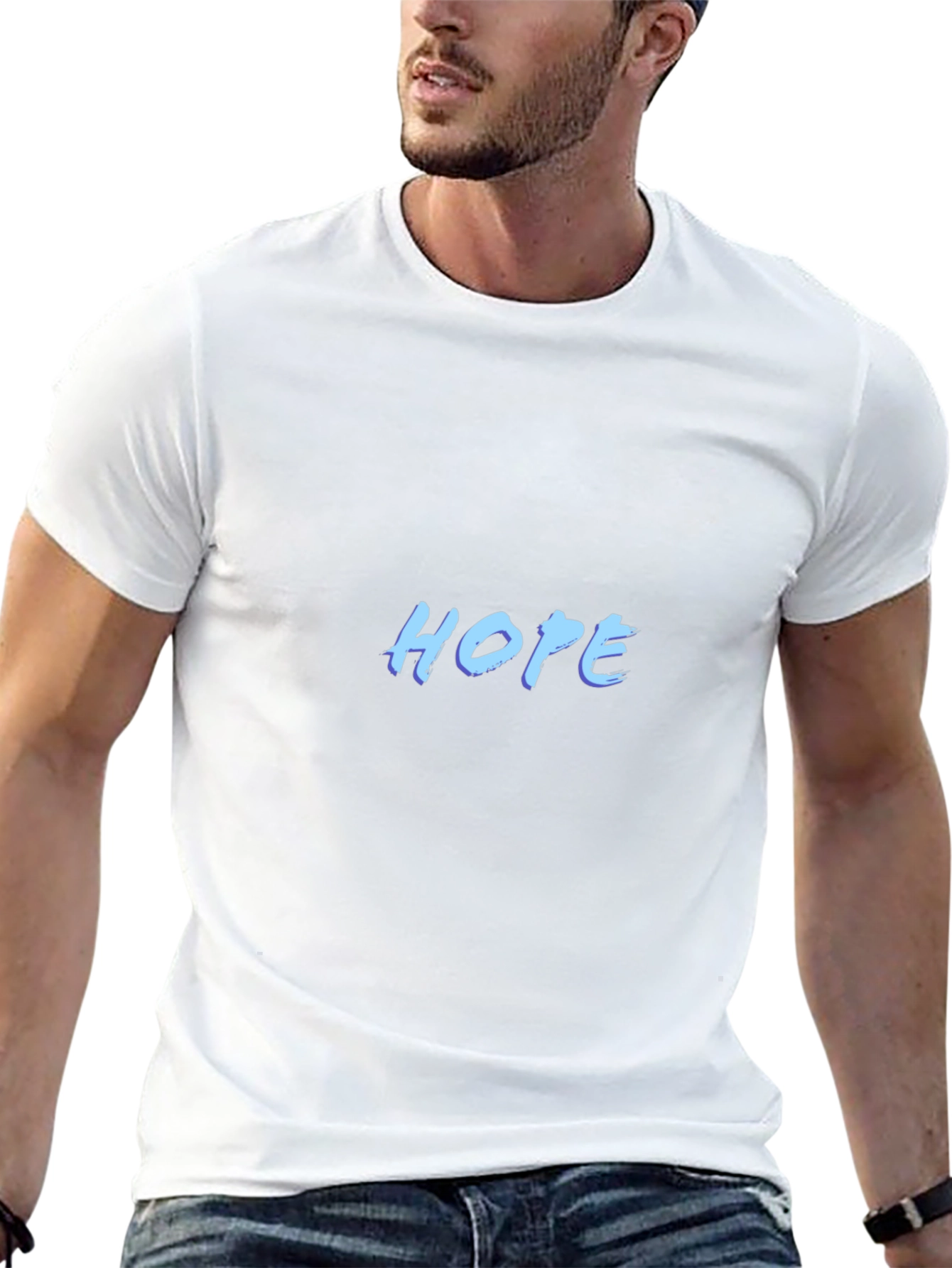Hope Graphic T-Shirt - Black Casual Tee