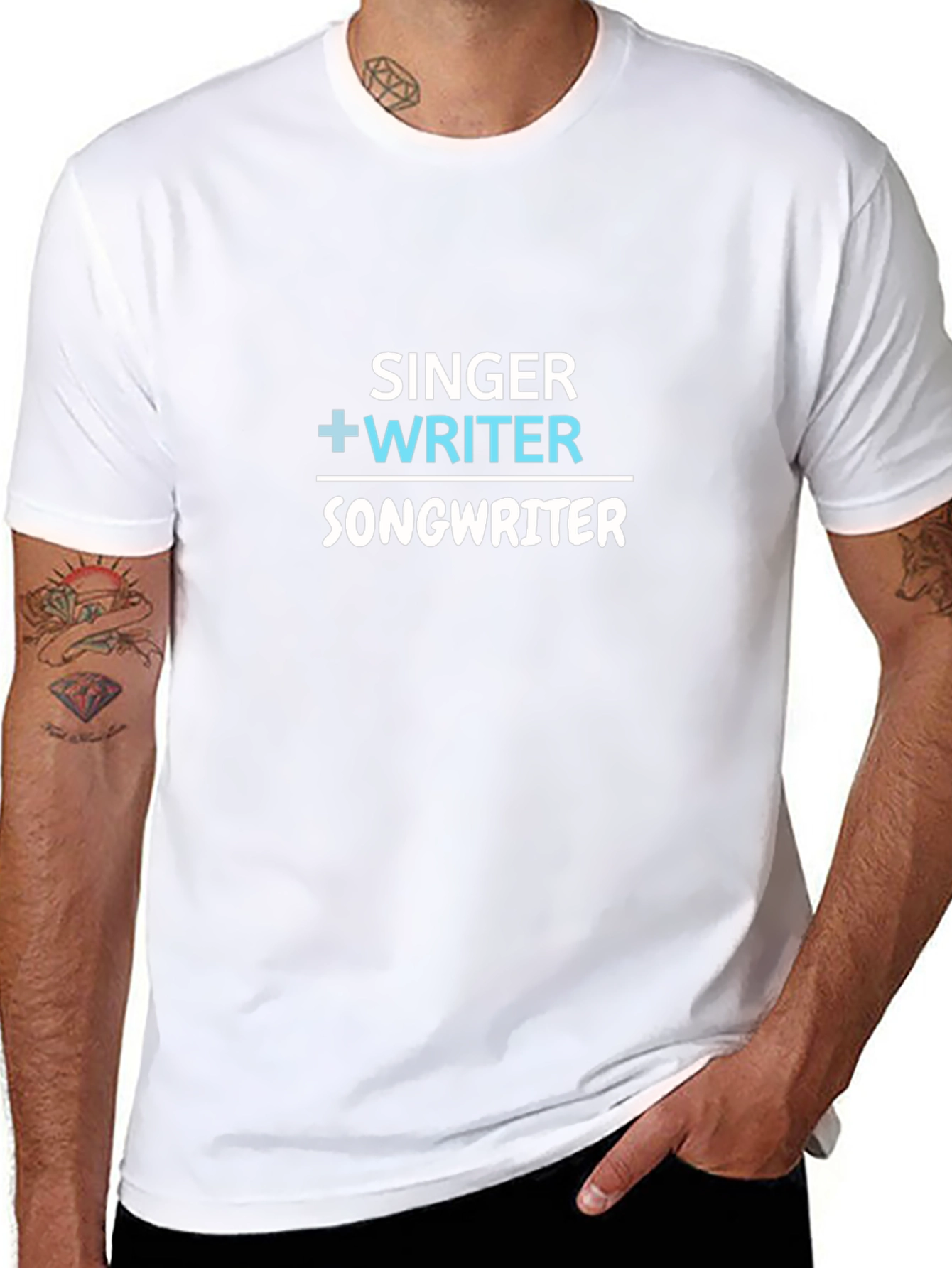 Singer + Writer = Songwriter Graphic Tee