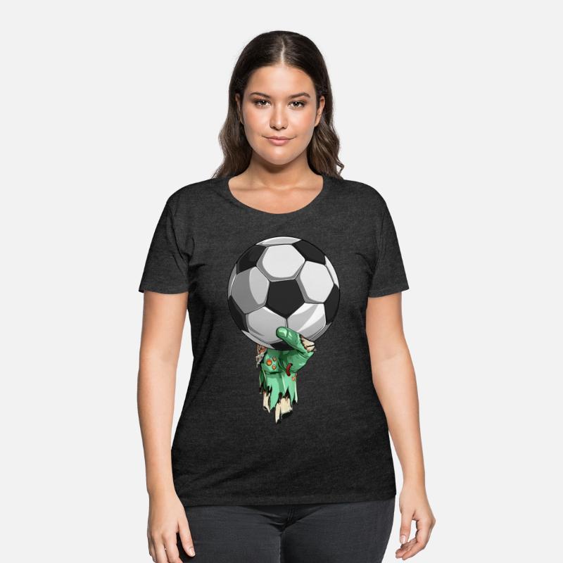 Zombie Rock Hand Holding Soccer Ball Halloween