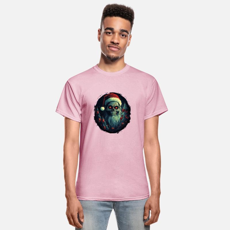 Zombie with Santa hat