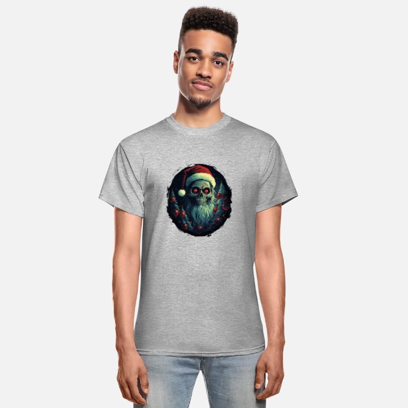 Zombie with Santa hat