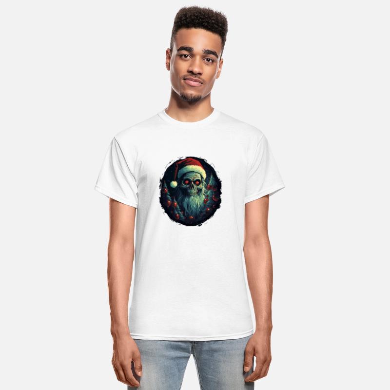 Zombie with Santa hat