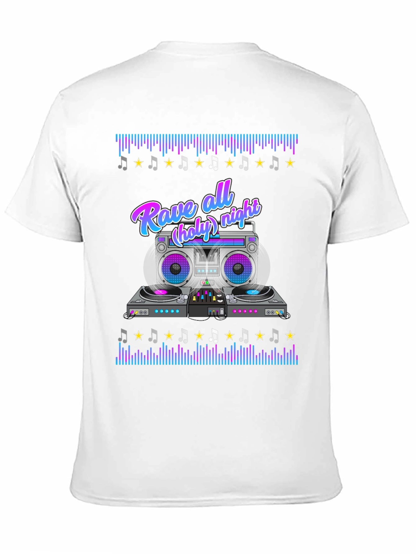 Rave All Night Graphic T-Shirt
