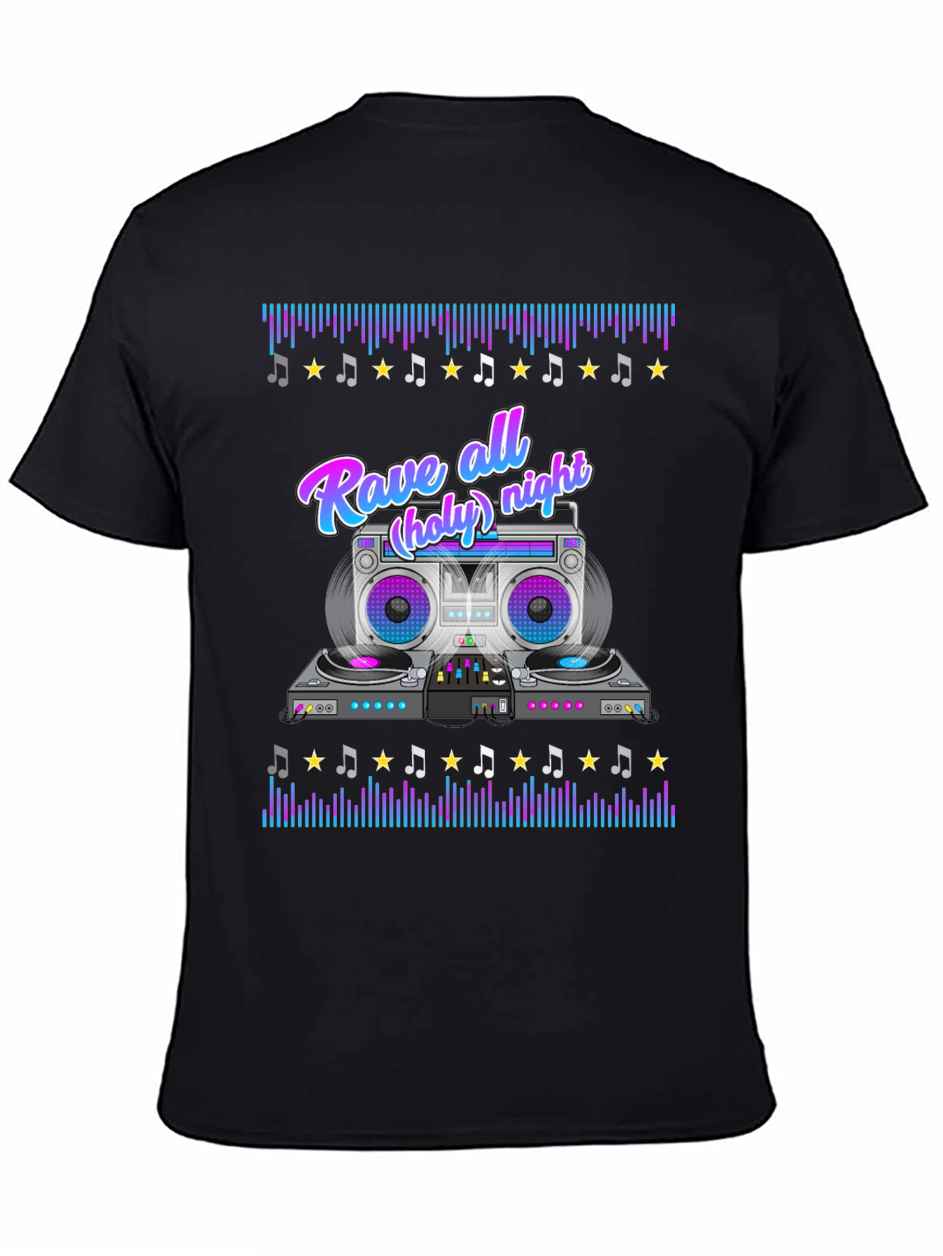 Rave All Night Graphic T-Shirt