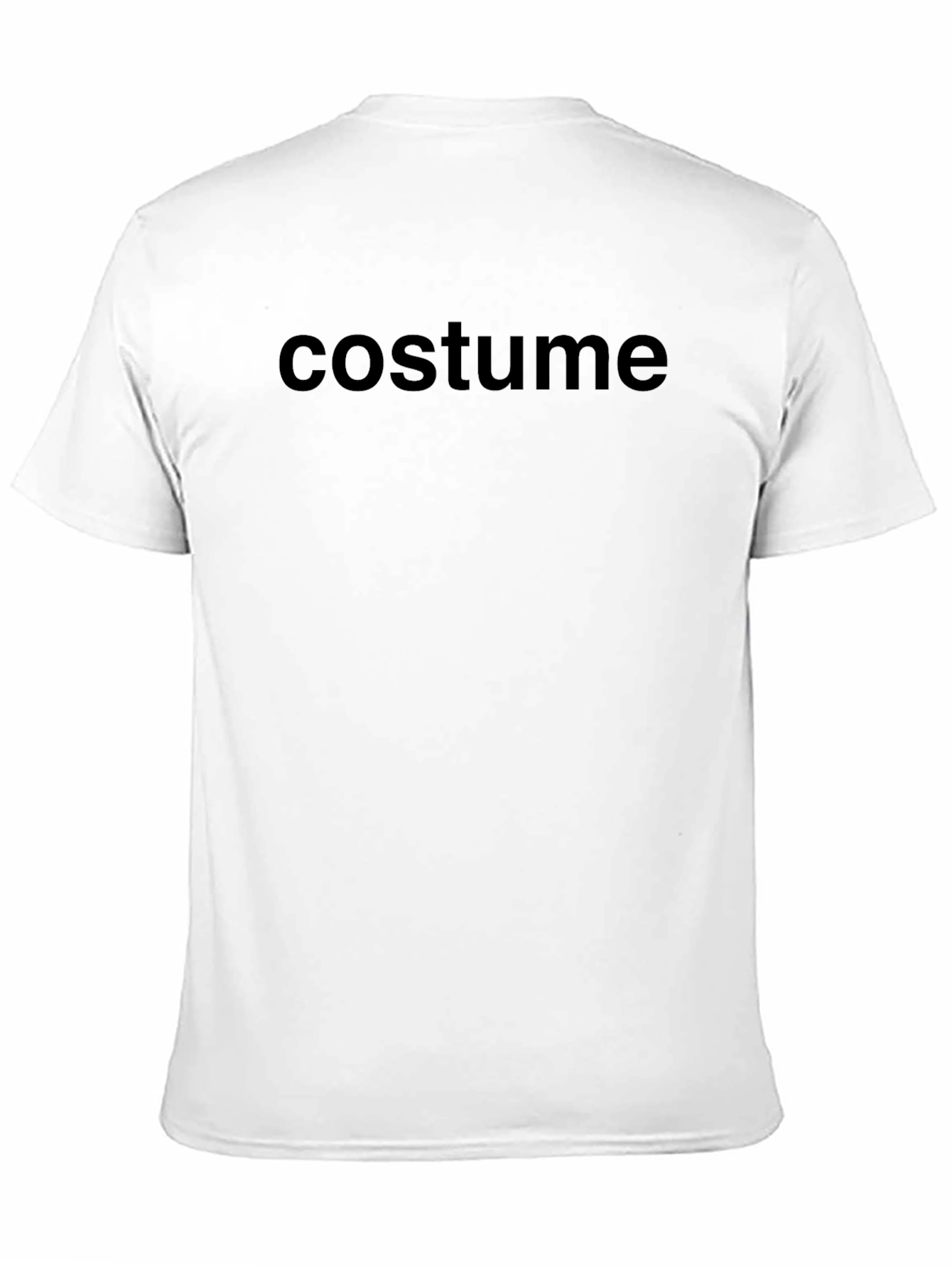 Costume Printed Black T-Shirt