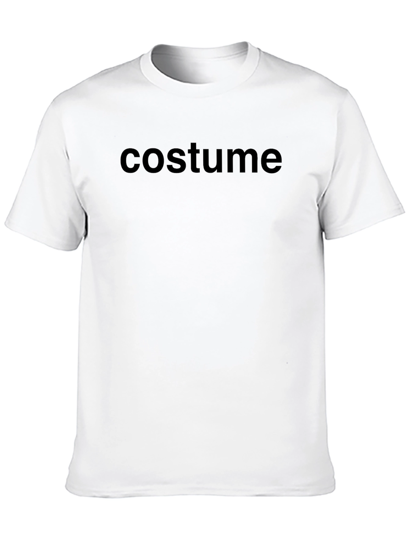 Costume Printed Black T-Shirt