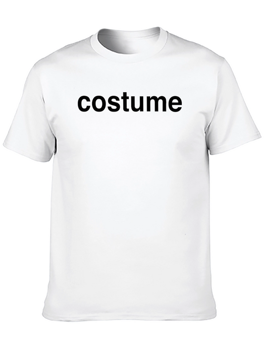 Costume Printed Black T-Shirt