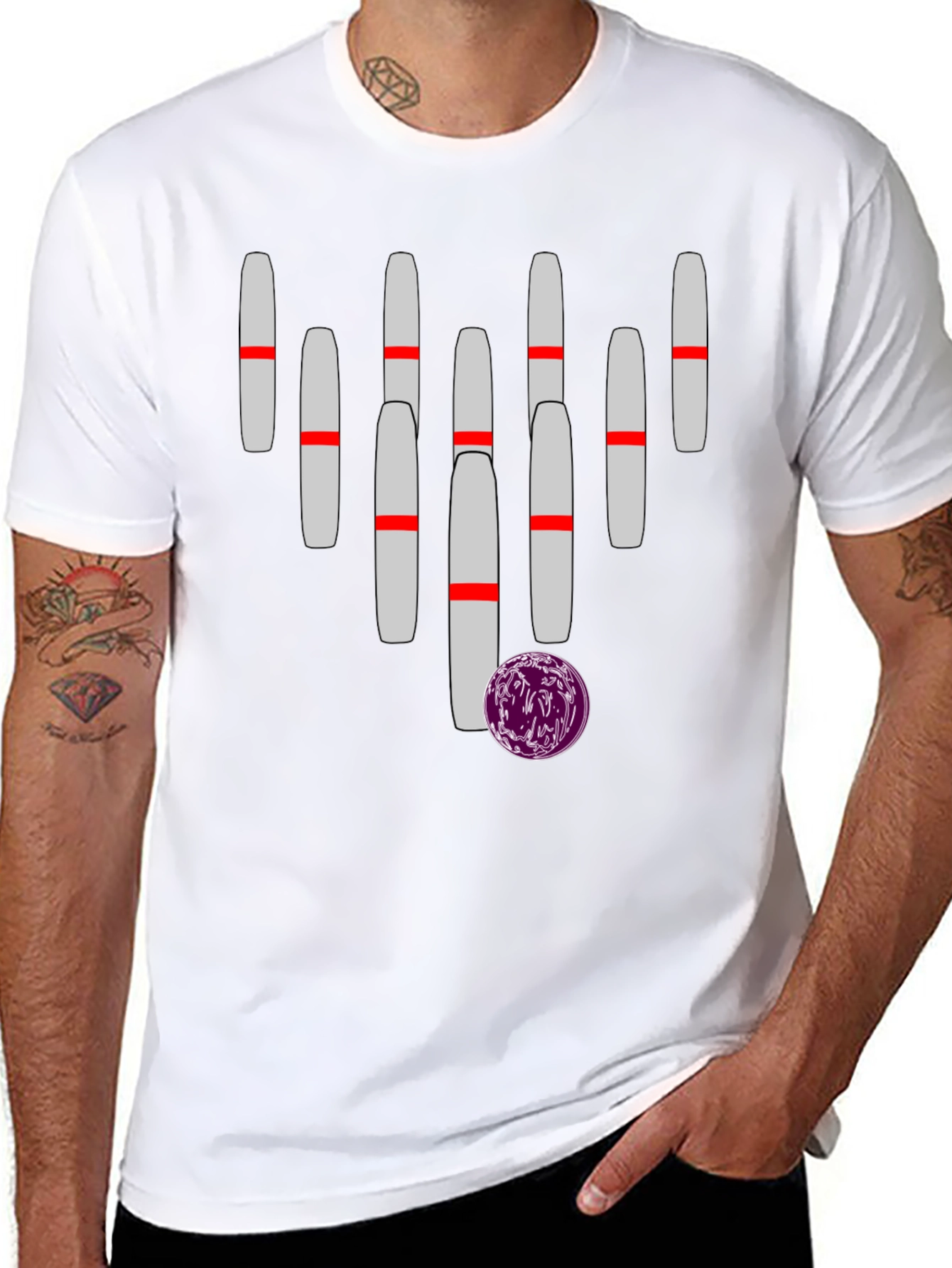 Bowling Strike T-Shirt - Stylish & Unique Design