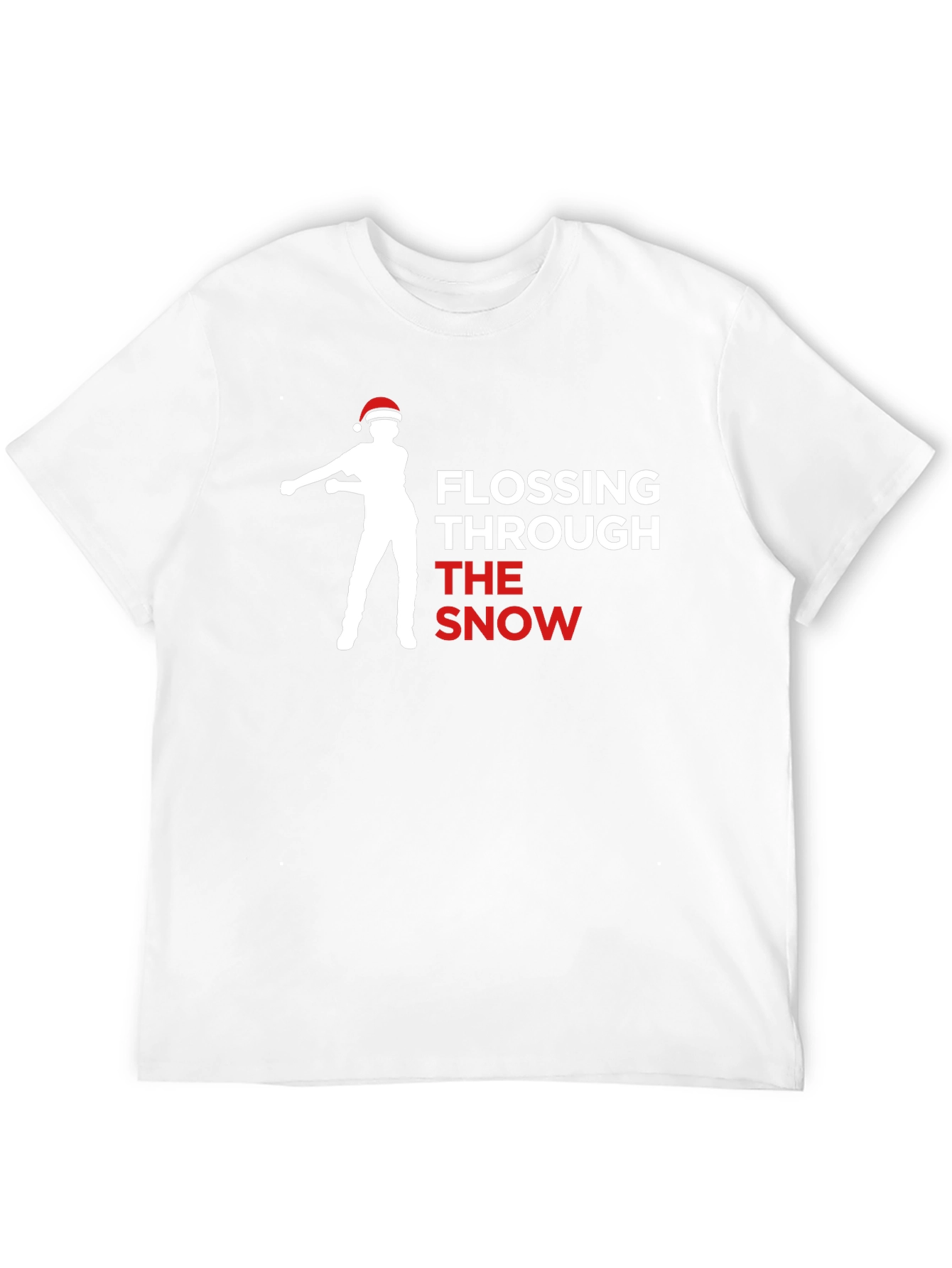 Flossing Through The Snow Christmas T-Shirt