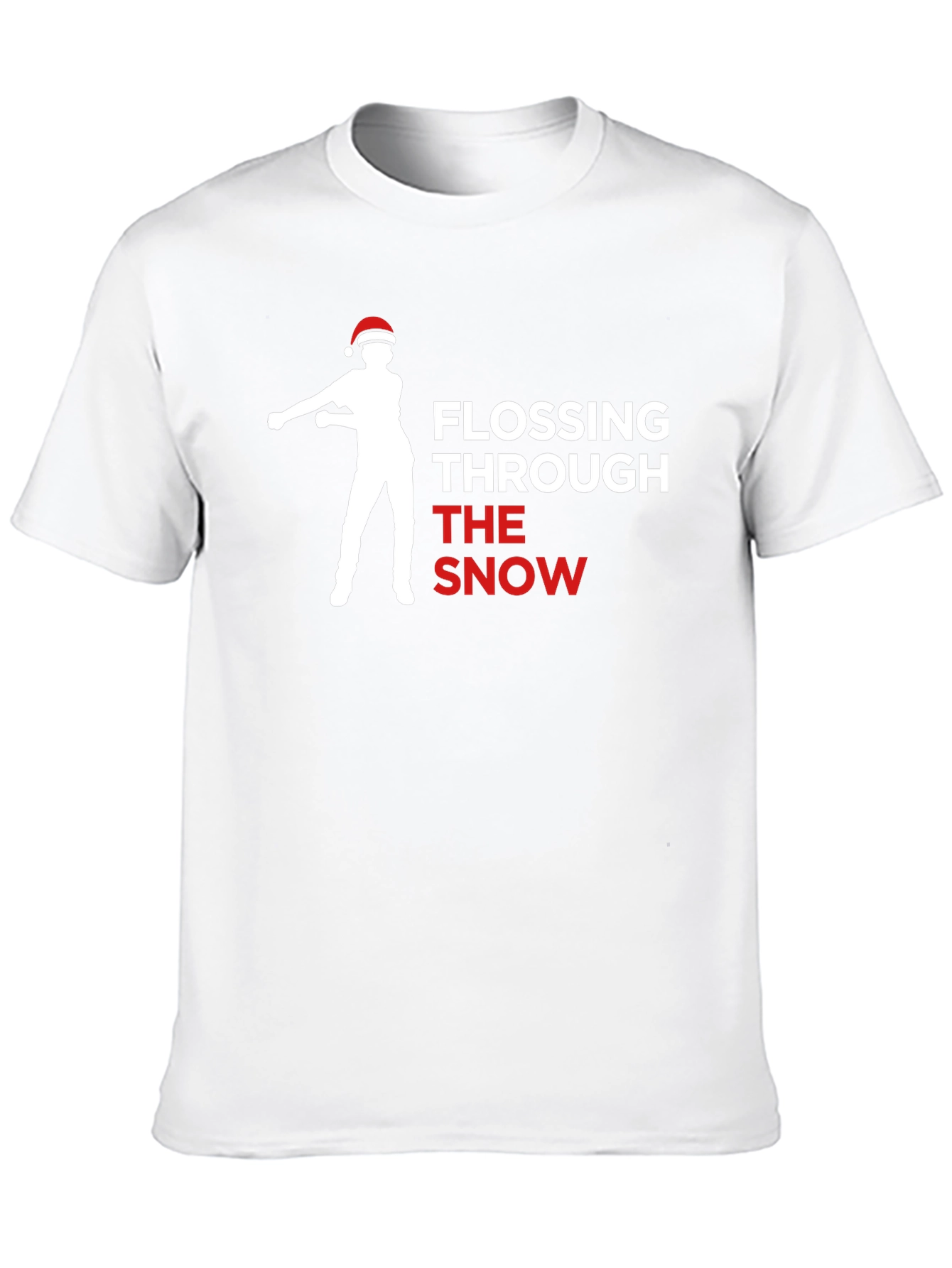 Flossing Through The Snow Christmas T-Shirt