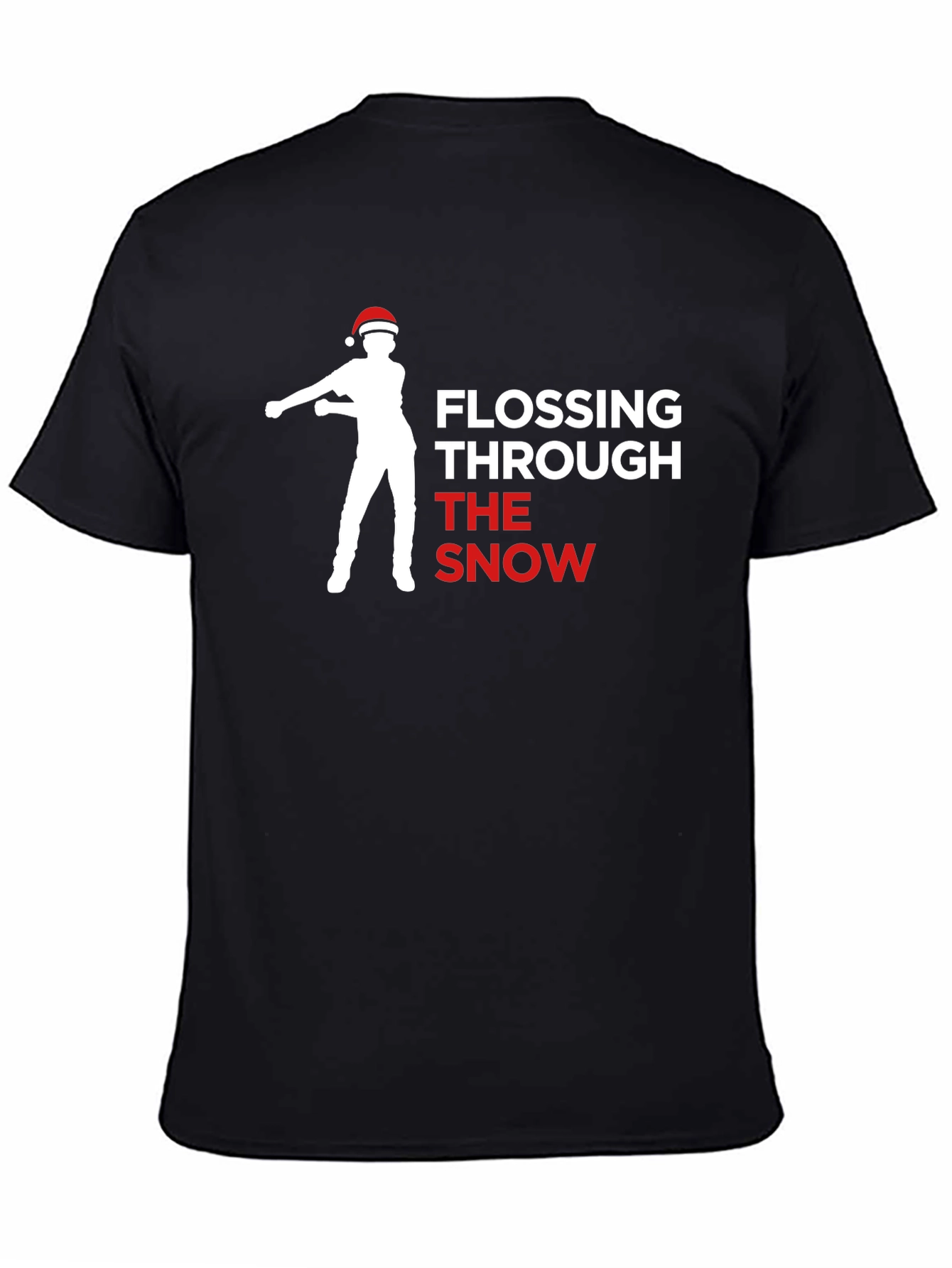 Flossing Through The Snow Christmas T-Shirt
