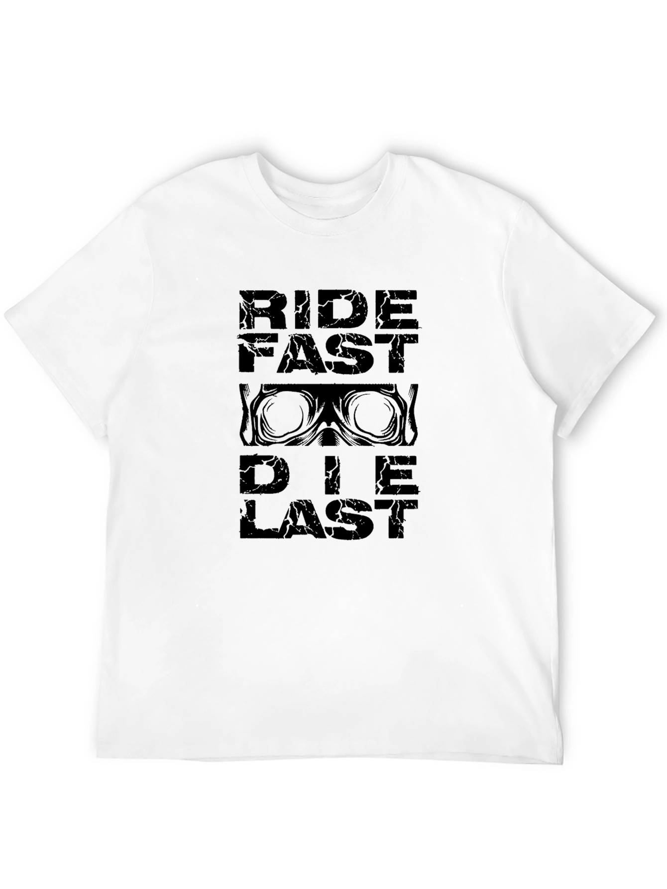 Ride Fast Die Last Black Graphic Tee