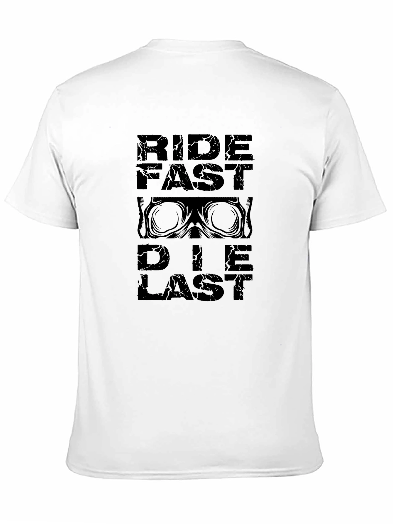 Ride Fast Die Last Black Graphic Tee